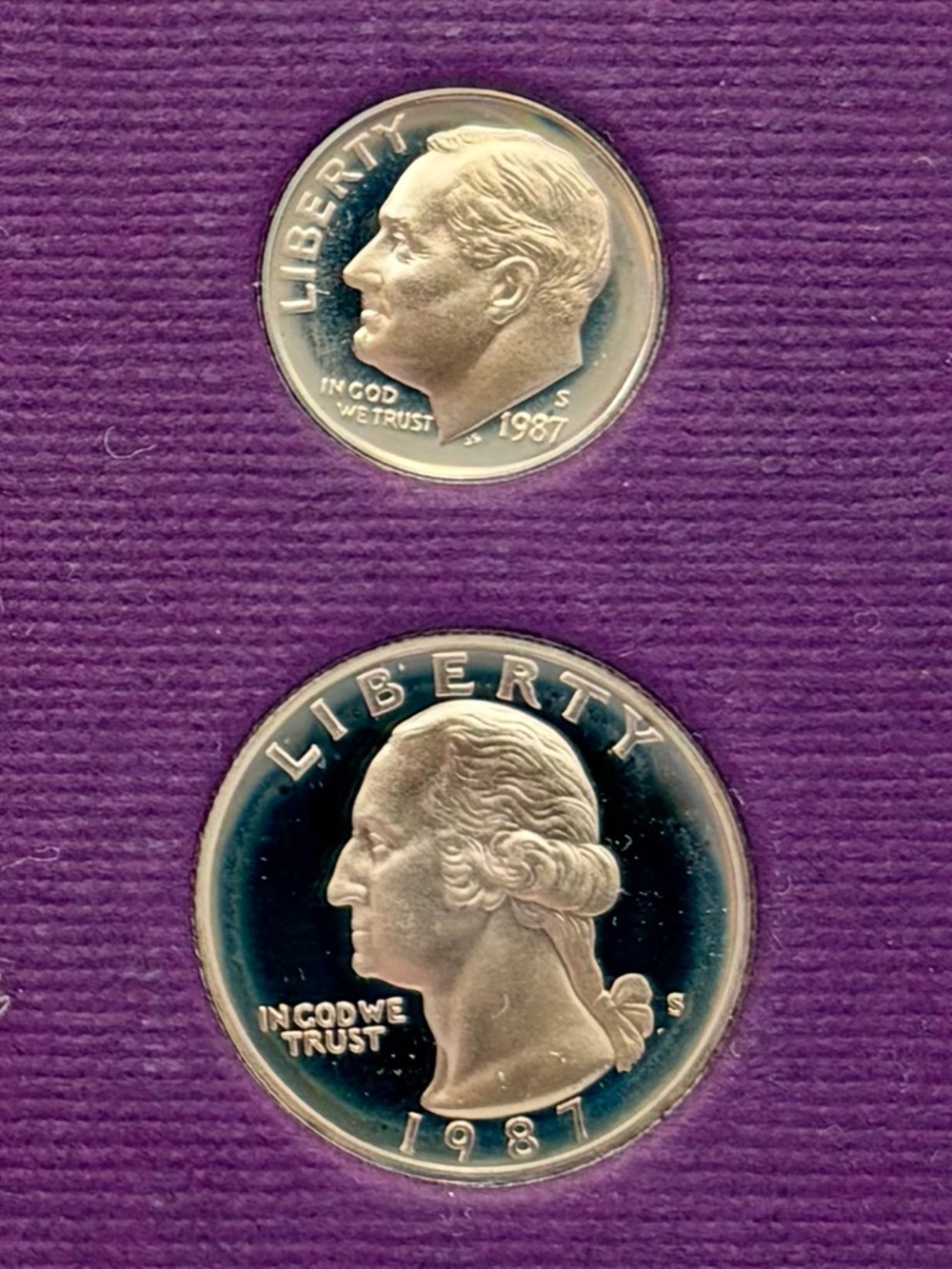 1987 United States Proof Set Uncirculated with Original Packaging - Great Gift! - Picture 8 of 15